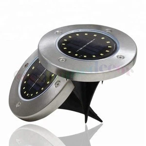 16 LED Waterproof Solar Ground Buried Light Outdoor Lawn Path Garden Lamp
