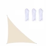 16x16x23.5 Ft  5X5X7.1M  triangle Waterproof  sun  shade sail  Outdoor Canopy Garden Patio Pool Shade Sail with accessory