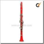 17 Keys Student ABS Red Color Clarinet (CL3071-Red)
