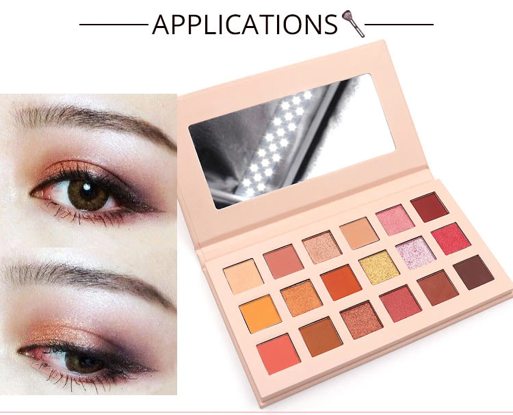 18 Colors eye Makeup Cosmetic High Pigment  eyeshadow Palette
