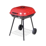 18 inch Kettle BBQ Grill portable kettle movable trolley charcoal barbecue bbq grill
