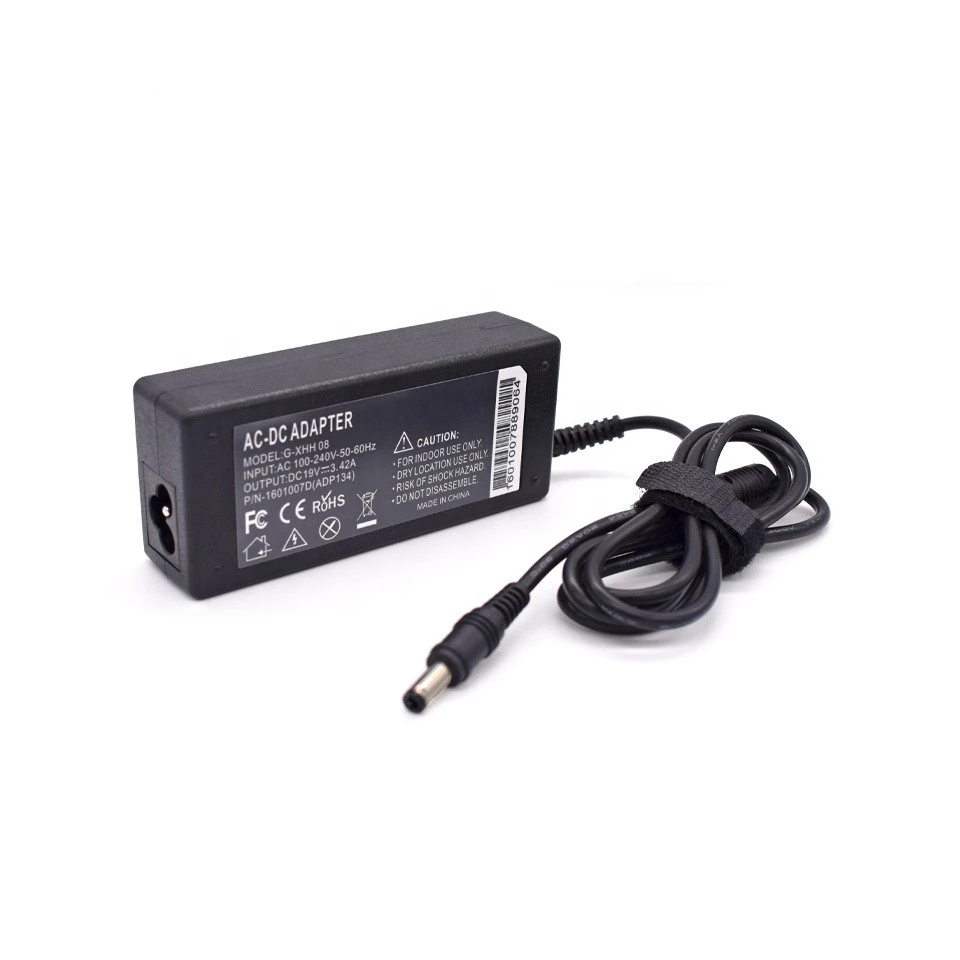 19V3.42A 5525 Ac dc laptop internal power supply for toshiba power cord