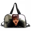 1MOQ Dropshipping Luggage Duffel Bag Organizer Black Art Girl Magic Custom Your Own Images Printing Travel Bag
