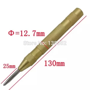1ps 5 Inch/127mm Automatic Center Pin Punch Springs Loaded Marking Starting Holes Tools