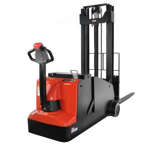1Ton Hydraulic Brake Full Electric Stacker with AC Motor