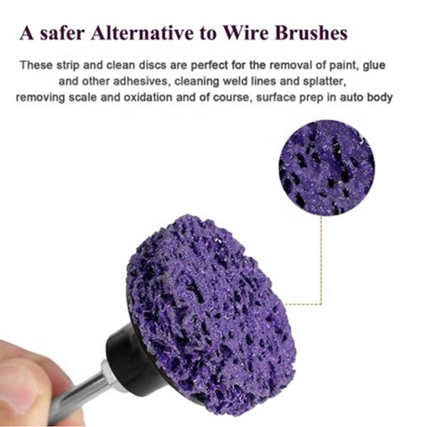 Buy 2 Inch Strip Discs Clean Poly Strip Discs Rust Paint Removal ...