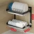 Import 2-tier Stainless Steel Kitchen Wall-mounted Dish Drying Storage Racks from China