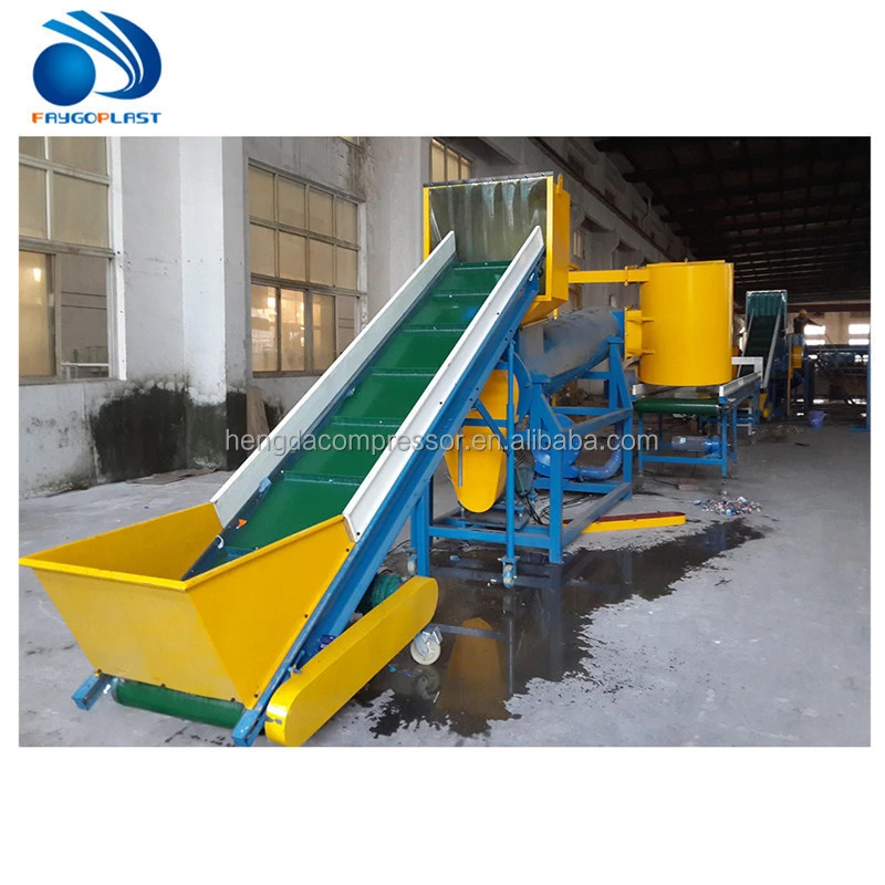 200-380kg/h small scale plastic recycling plant for Export