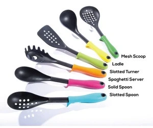2016 new design,Easy to clean silicone kitchen utensils HS1522A