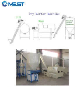 2018 Easy to Operation and Maintenance Dry Mix Mortar Plant Production Line