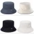 Import 2018 Fashion Double Sides Bucket Hat Custom Cotton Reversible Bucket Sun Hat Cap Fishing Hat from China
