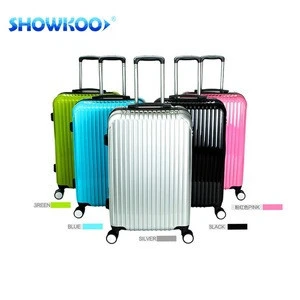2018 New hard outdoor vali trolley bag case PC colorful suitcase valise bag