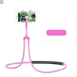 2018 New Product Lazy Hangs Neck Mobile Phone Bracket 360 Flexible Mobile Phone Holder Car Phone Holder With Multiple Function