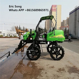 2018 new ZP9500 model rice field manure spreader boom spraying machine
