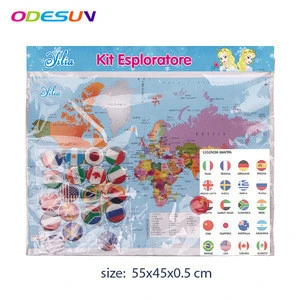2018 promotional world map kit