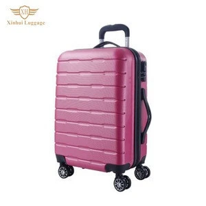 2018 Wholesale ABS 3pcs set Fashion Custom Logo trolley luggage