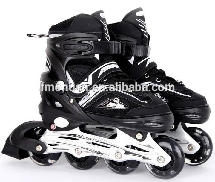 2019 4 wheels retractable inline skate roller shoes adjustable single row wheel roller blades roller skate shoes