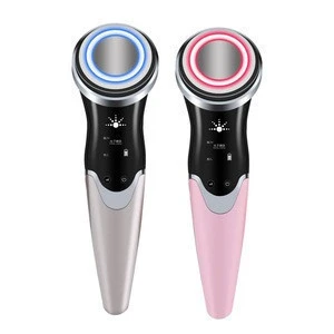 2020 Face Lifting Beauty Instrument Lights EMS RF Skin Tightening Radio Frequency Machine Face Massager