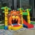 Import 2020 hot sale  Indoor inflatable carton bounce lion jungle bouncer animal inflatable bounce house with slide from China