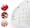 2020 New powerful two hands nail drying YQ-72W gel curing uv led nail lamp