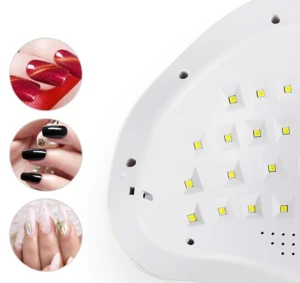 2020 New powerful two hands nail drying YQ-72W gel curing uv led nail lamp