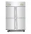 Import 2021 Luxury 4 doors deep stainless steel  kitchen freezer commercial Vertical refrigerator refrigeration equipment from China