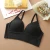 Import 2021Braces vest style wireless gathering bra simple Ice Silk seamless tube top light Cup womens underwear from China