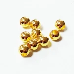 2/2.5/3/4/5/6/8/10mm Metal Beads Gold/Silver/Bronze/Silver Tone Smooth Ball Spacer Beads For Jewelry Making