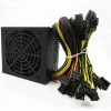 24PIN PC power supply 1600w for bitcoin mining GPU Ethereum Coin Mining Rig Gaming PSU