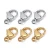 Import 25Pieces Bracelets Necklace Gold Stainless Steel Connector Lobster Clasps For Jewelry Findings Making from China