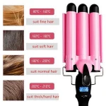 3 Barrel Curling Iron Hair Curler LCD Display Ceramic Wave Hair Curl Magic Hot Tools Women Hair styler