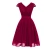 Import 3 Colors Navy Pink Red Women Floral Chiffon Lace Short Bridesmaid Dresses Cocktail Party Dress from China