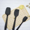 3 Pack Silicone Spatula Set for Cooking Baking and Mixing  With Steel Core Heat Resistant Non-Stick for