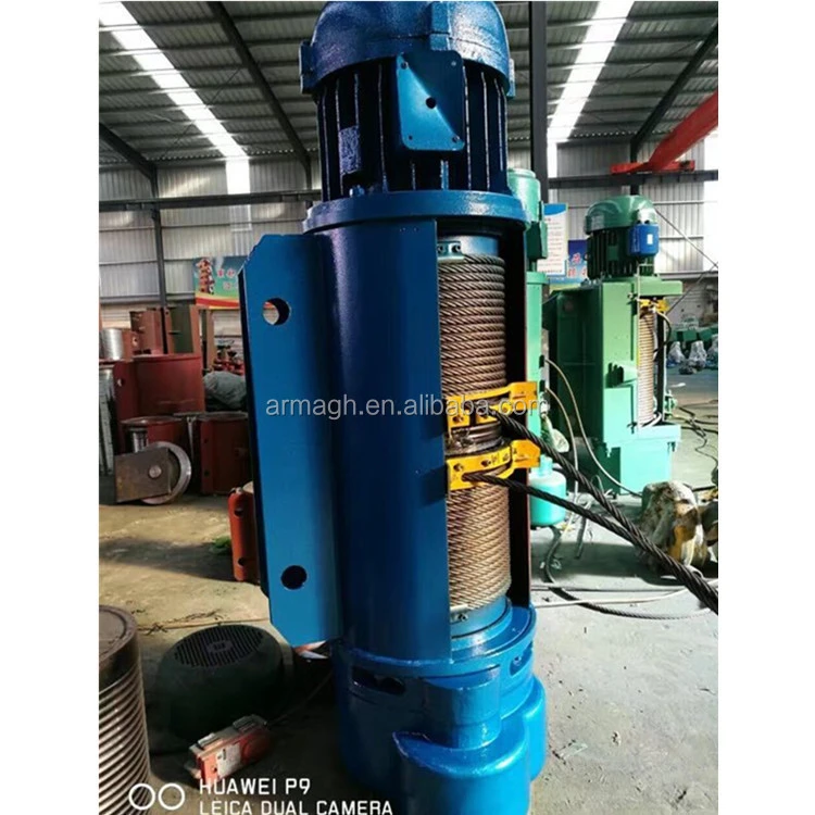 3 tons 5 tons 10 tons customized lifting height electric hoist with electric trolley