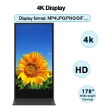 3-year Warranty  85 Inch LCD Windows OS Replacement Screen LCD Stand Display Indoor Advertising Screen Tv