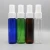 Import 30 ml pet spray travel packing transparent amber blue green plastic bottles with sprayers from China
