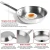 Import 304 Stainless Steel Frying Pan Wok Non-stick Pan Double-side Honeycomb Without Oil Fried Steak Pot General Uncoated Pan With Lid from China