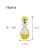 Import 30ml Fancy Colorful Glass Spray Perfume Bottles from China