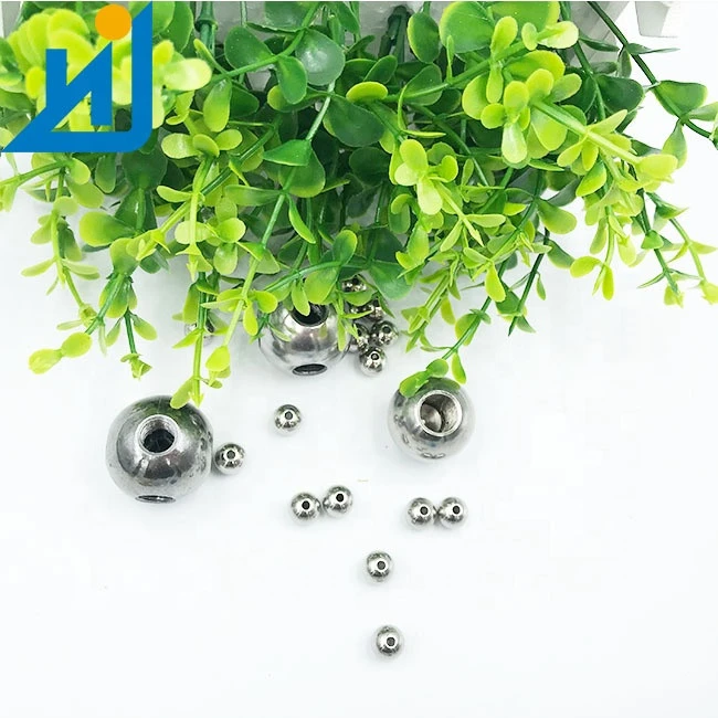 30mm M2 M4 M5 M8 M10 AISI304 Stainless Steel Ball with Hole Threaded Steel Balls
