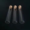 30x100mm Flat Bottom Glass Test Tubes with Cork Stoppers