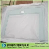 3.2-4 mm special shape clear tempered float decorative glass panel for microwave oven parts