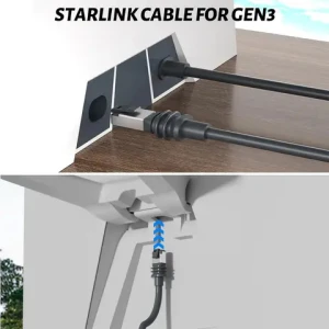 33FT 10M Starlink Cable for Gen 3 Starlink Rectangular Satellite V3 Replacement Satellite High-Performance V3 Data Cables