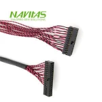 34 pin 2.54mm pitch AMP IDC Connector With UL20276 Cable Custom Wire Harness Assembly