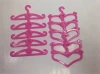 3inch doll clothes plastic mini hanger for toy accessories