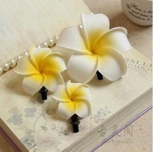 4-9cm Foam Hawaii Beach Flowers For Wedding Party Box Decoration DIY Artificial Garland Supplies Summer Wreath Craft