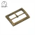 Import 40mm solid brass metal clip clasp pin belt buckle from China