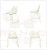 (4pcs Price)modern design Metal Wire dining chair and Bertoia side Chair For restaurant