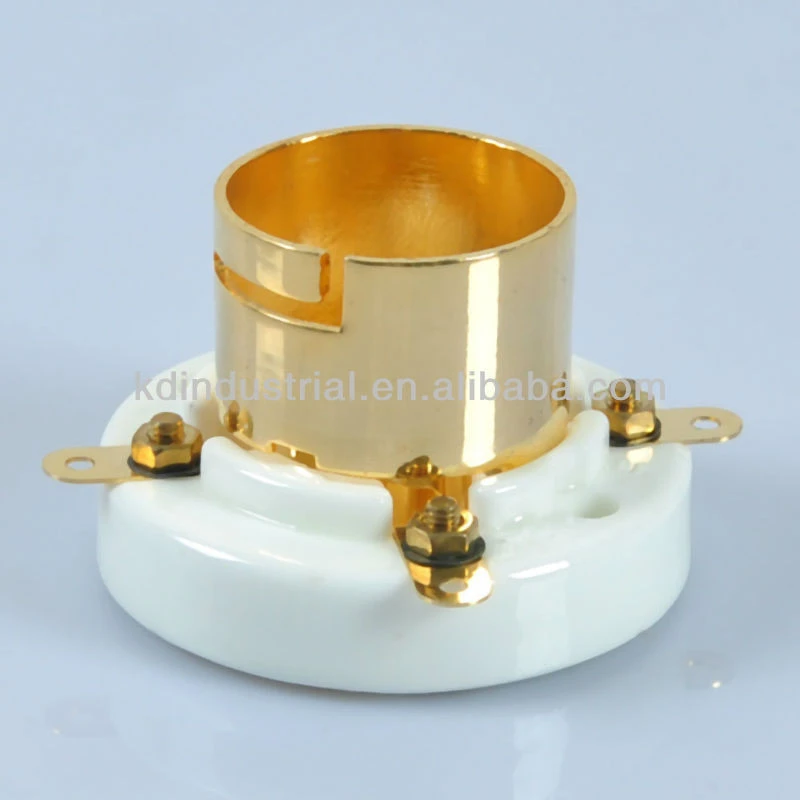4pin Ceramic Gold Plated Tube Socket Audio 300B 2A3 274A Valve