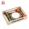 5 parts children music gift toy natural wooden musical instrument for kids 3+