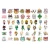 Import 50PCS Animal Game Stickers Skateboard Fridge Guitar Laptop Motorcycle Travel Luggage Classic Toy Sticker for Kid Gift from China